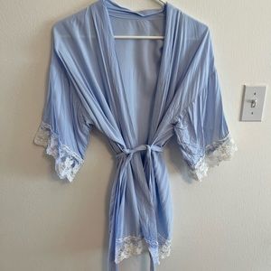 Blue Bridesmaid Robe